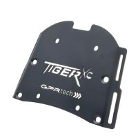 GPR TECH compatible with  Triumph Tiger 800 2011/2016 e3 GPR TECH Specific fitting plate Top Case ALPITECH 55 LT compatible with original luggage rack,stainless steel made with 4 anchor points