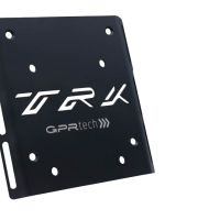 GPR TECH compatible with  Benelli Trk 251 2019/2023 GPR TECH Specific fitting plate Top Case ALPITECH 35 LT compatible with original luggage rack,stainless steel made with 4 anchor points