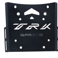 GPR TECH compatible with  Benelli Trk 502 X 2021/2024 e5 GPR TECH Specific fitting plate Top Case ALPITECH 35 LT compatible with original luggage rack,stainless steel made with 4 anchor points