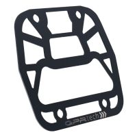 GPR TECH compatible with  Aprilia Tuareg 660 2021/2024 e5 GPR TECH SPECIFIC TITANIUM PLATE TOP CASE-ALPITECH 35 LT / 45 LT compatible with original luggage rack,titanium made with 4 anchor points