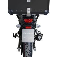 Top case GPR TECH compatible with  Suzuki V-Strom Dl 1000 2014/2016 e3 GPR TECH Top case in aluminum, black color with specific plate included Capacity 55 LT.
