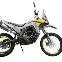 Exhaust compatible with Voge 300Rally 2022-2024, Furore Evo4 Poppy, Slip-on exhaust including link pipe and removable db killer 