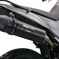 GPR exhaust compatible with  Voge 300Rally 2022-2024, Furore Evo4 Poppy, Slip-on exhaust including removable db killer, link pipe and catalyst,  EPA-compliant 