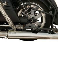 Exhaust compatible with Kawasaki Vulcan VN 1700 Voyager ABS 2011-2016, Maxy Deeptone Cruiser, Dual slip-on including removable db killers and link pipes 