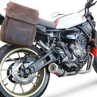 Exhaust compatible with Yamaha XSR700 2021-2024, M3 Inox , Full system exhaust, including removable db killer 
