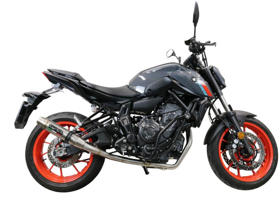 GPR exhaust compatible with Yamaha FZ-7 MT07 2021-2024