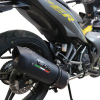 Exhaust compatible with Yamaha Sniper 150 2021-2022, Furore Nero, Full system exhaust, including removable db killer 