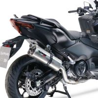 GPR exhaust compatible with  Yamaha T-Max 560 2022-2024, Dual Inox, Full system exhaust including removable db killer and catalyst, EPA-compliant 