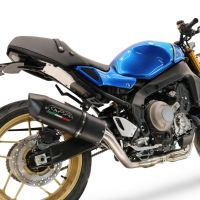 Exhaust compatible with Yamaha XSR900 2022-2024, Furore Evo4 Nero, Full system exhaust, including removable db killer 