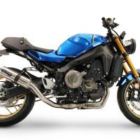 Exhaust compatible with Yamaha XSR900 2022-2024, M3 Inox , Full system exhaust, including removable db killer 