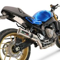 Exhaust compatible with Yamaha XSR900 2022-2024, M3 Inox , Full system exhaust, including removable db killer 