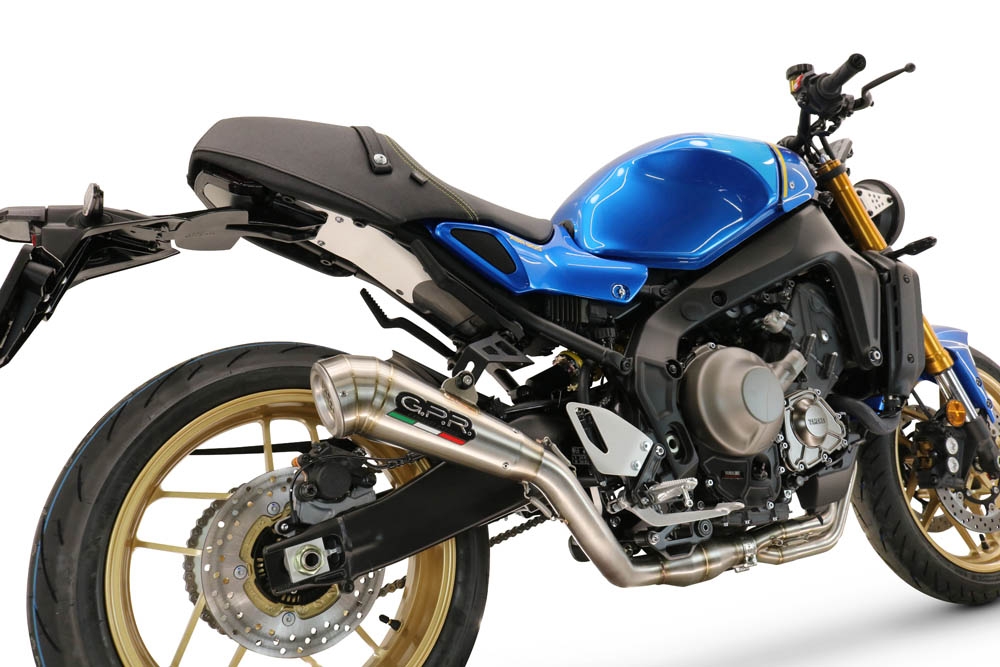 Exhaust compatible with Yamaha XSR900 2022-2024, Powercone Evo, Full system exhaust, including removable db killer 