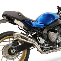 Exhaust compatible with Yamaha XSR900 2022-2024, Powercone Evo, Full system exhaust, including removable db killer 