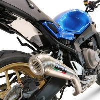 Exhaust compatible with Yamaha XSR900 2022-2024, Powercone Evo, Full system exhaust, including removable db killer 