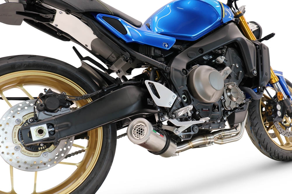 Exhaust compatible with Yamaha XSR900 2022-2024, M3 Inox , Full system exhaust, including removable db killer 
