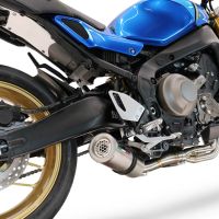 Exhaust compatible with Yamaha XSR900 2022-2024, M3 Inox , Full system exhaust, including removable db killer 