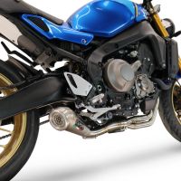 Exhaust compatible with Yamaha XSR900 2022-2024, Powercone Evo, Full system exhaust, including removable db killer 