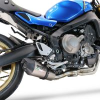 Exhaust compatible with Yamaha XSR900 2016-2021, Gpe Ann. titanium, Full system exhaust, including removable db killer 