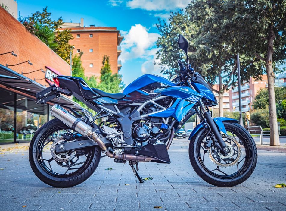 GPR exhaust compatible with Kawasaki Z-125 2021-2024, M3 Inox , Slip-on ...