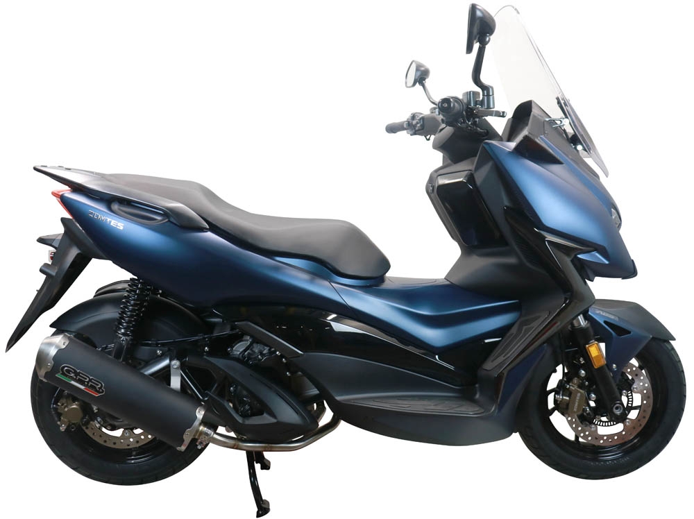Exhaust compatible with Zontes M 310 2021-2024, Evo4 Road Inox, Full system exhaust, including removable db killer 