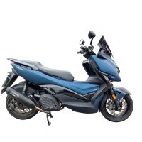 Exhaust compatible with Zontes M 125 2022-2024, Pentaroad Black, Full system exhaust, including removable db killer 