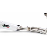 GPR exhaust compatible with Kawasaki NINJA 650 R 2012-2016, Albus Ceramic, Full system exhaust, including removable db killer  