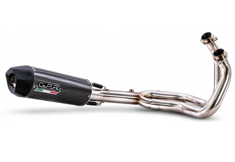 GPR exhaust compatible with Yamaha XSR700 2021-2024, Furore Evo4 Poppy, Full system exhaust, including removable db killer 