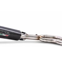 GPR exhaust compatible with Yamaha XSR700 2021-2024, Furore Evo4 Poppy, Full system exhaust, including removable db killer 