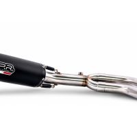 GPR exhaust compatible with Yamaha Tracer 700 2016-2019, RP-M3 Black Titanium, Full system exhaust, including removable db killer 