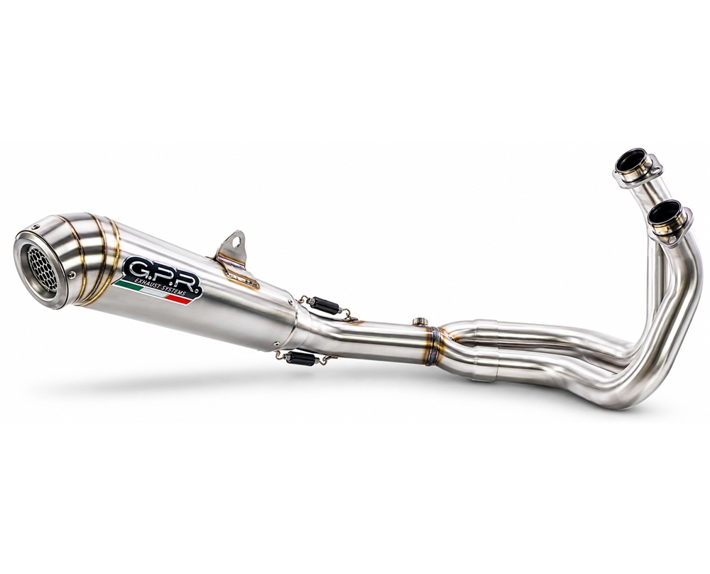 GPR exhaust compatible with Yamaha XSR700 2021-2024, Powercone Evo, Full system exhaust, including removable db killer 