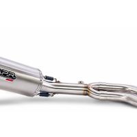 GPR exhaust compatible with Kawasaki ER-6F 2012-2016, Satinox , Full system exhaust, including removable db killer  