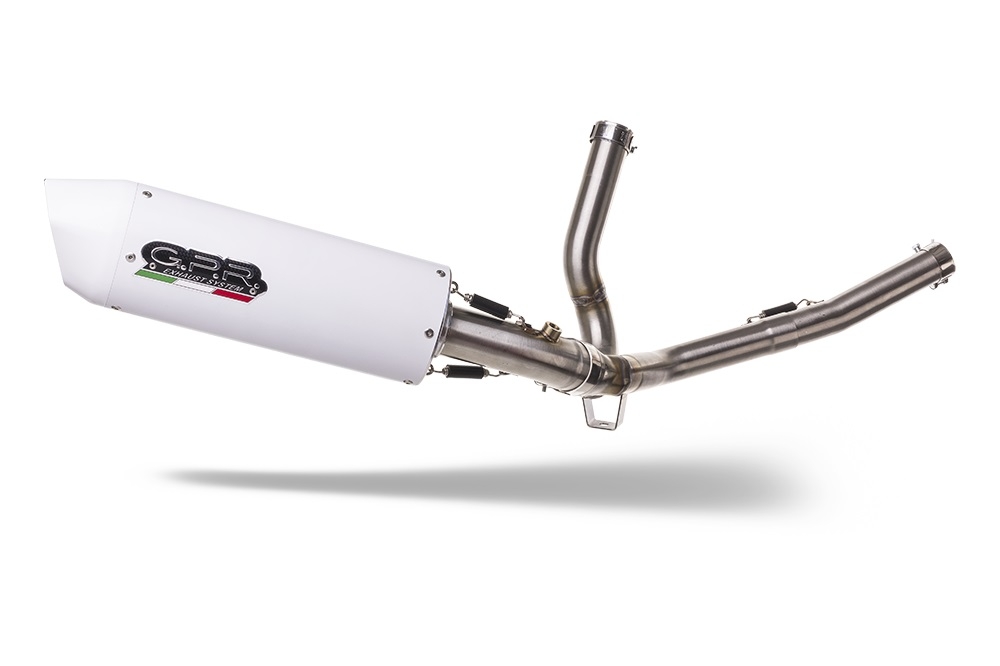 Exhaust compatible with Suzuki V-Strom 650 2017-2020, Albus Evo4, Mid-Full system exhaust including removable db killer 