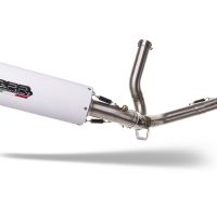 Exhaust compatible with Suzuki V-Strom 650 2021-2025, Albus Evo4, Mid-Full system exhaust including removable db killer 