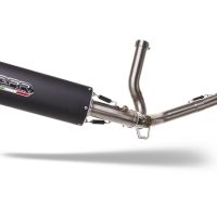 Exhaust compatible with Suzuki SV650 SV650S 2003-2010, Furore Nero, Mid-Full system exhaust including removable db killer 