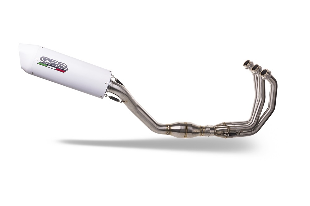 GPR exhaust compatible with  Yamaha FJ-09 2021-2023, Albus Evo4, Full system exhaust including removable db killer and catalyst, EPA-compliant 
