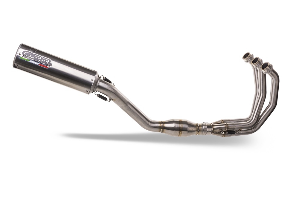 Exhaust compatible with Yamaha XSR900 2022-2024, M3 Inox , Full system exhaust, including removable db killer 