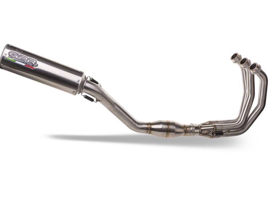 Exhaust compatible with Yamaha XSR900 2022-2024, M3 Inox