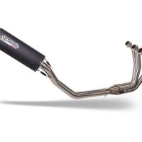 Exhaust compatible with Yamaha Tracer 900 GT 2018-2020, Furore Evo4 Nero, Full system exhaust, including removable db killer 
