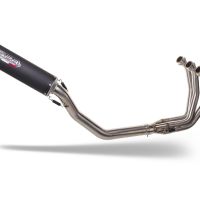 Exhaust compatible with Yamaha Tracer 900 GT 2018-2020, M3 Black Titanium, Full system exhaust, including removable db killer 