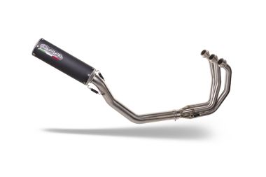 Exhaust compatible with Yamaha Tracer 900 GT 2018-2020, M3 Black Titanium, Full system exhaust, including removable db killer 