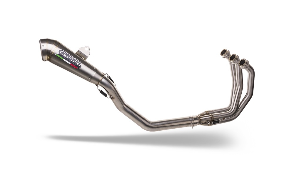 Exhaust compatible with Triumph Daytona 660 2023-2025, Powercone Evo, Full system exhaust, including removable db killer 
