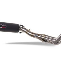 Exhaust compatible with Yamaha FJ-09 Tracer GT 2018-2020, M3 Black Titanium, Full system exhaust, including removable db killer 