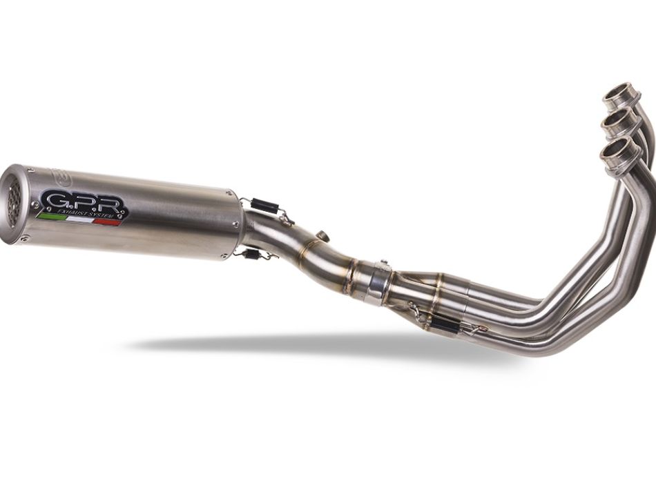 Exhaust compatible with Yamaha XSR900 2022-2024, M3 Inox