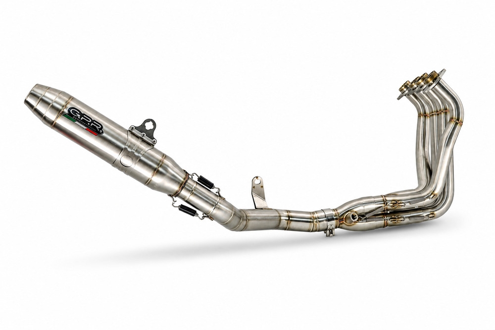 GPR exhaust compatible with Honda CB650R 2021-2023, Deeptone Inox, Full system exhaust, including removable db killer 