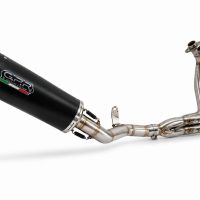 GPR exhaust compatible with Honda CB650F 2014-2016, Furore Nero, Full system exhaust, including removable db killer 