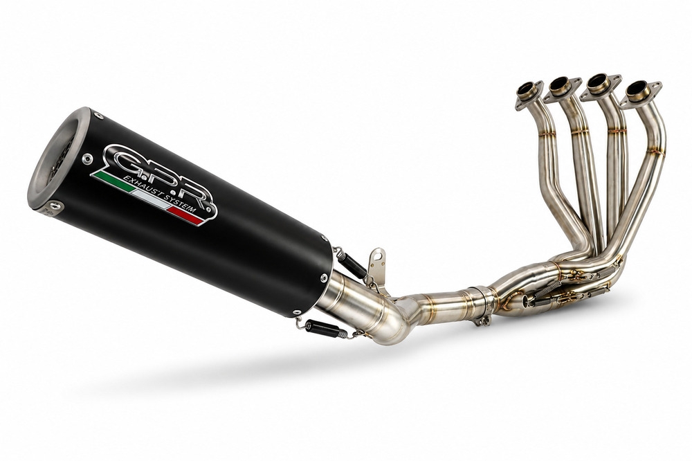 GPR exhaust compatible with Kawasaki Z-900 2017-2019, M3 Black Titanium, Full system exhaust 