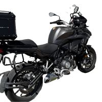 Top case GPR TECH compatible with  Benelli Trk 502 X 2021/2024 e5 GPR TECH Top case in aluminum, black color with specific plate included Capacity 35 LT.