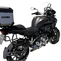 Top case GPR TECH compatible with  Benelli Trk 502 X 2017/2020 e4 GPR TECH Top case in aluminum, silver color with specific plate included Capacity 45 LT.