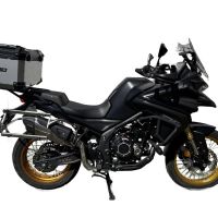 Top case GPR TECH compatible with  Voge 525DSX 2023/2025 e5 GPR TECH Top case in aluminum, silver color with specific plate included Capacity 55 LT.