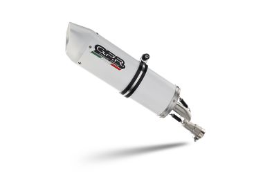Exhaust compatible with Ktm RC 200 2014-2021, Albus Ceramic, Slip-on exhaust including removable db killer and link pipe, not EPA-compliant 